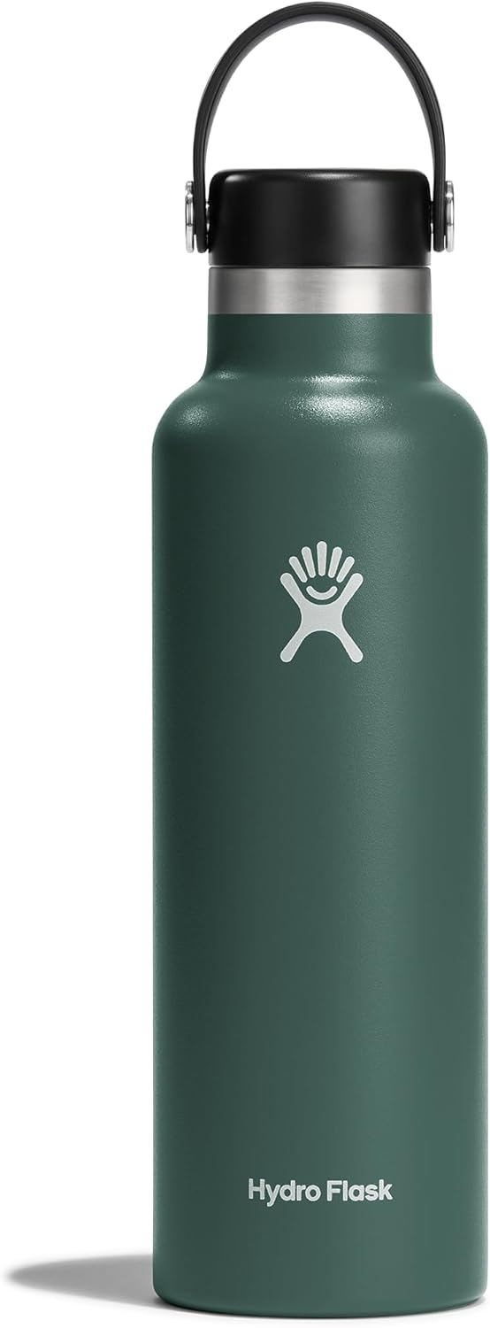 HYDRO FLASK Standard Mouth Insulated Stainless Steel Water Bottle with Flex Cap