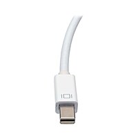 Tripp Lite Mini DisplayPort 1.2 to HDMI/VGA Adapter Converter, 6in, White (P137-06N-HV-V2W)
