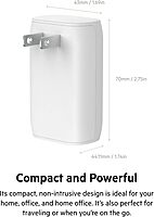 Belkin USB C Charger Block 37W - Power Delivery 25W USB-C Port + 12W USB-A Port for PPS Charging Apple iPhone 16, 16 Plus, 16 Pro, 16 Pro Max, 15 Pro, Samsung Galaxy S25,Nintendo Switch 2 & More