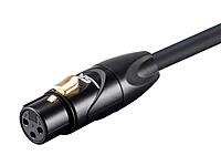 Monoprice Stage Right XLR Male to XLR Female Microphone & Interconnect Cable, 16AWG, Gold Plated