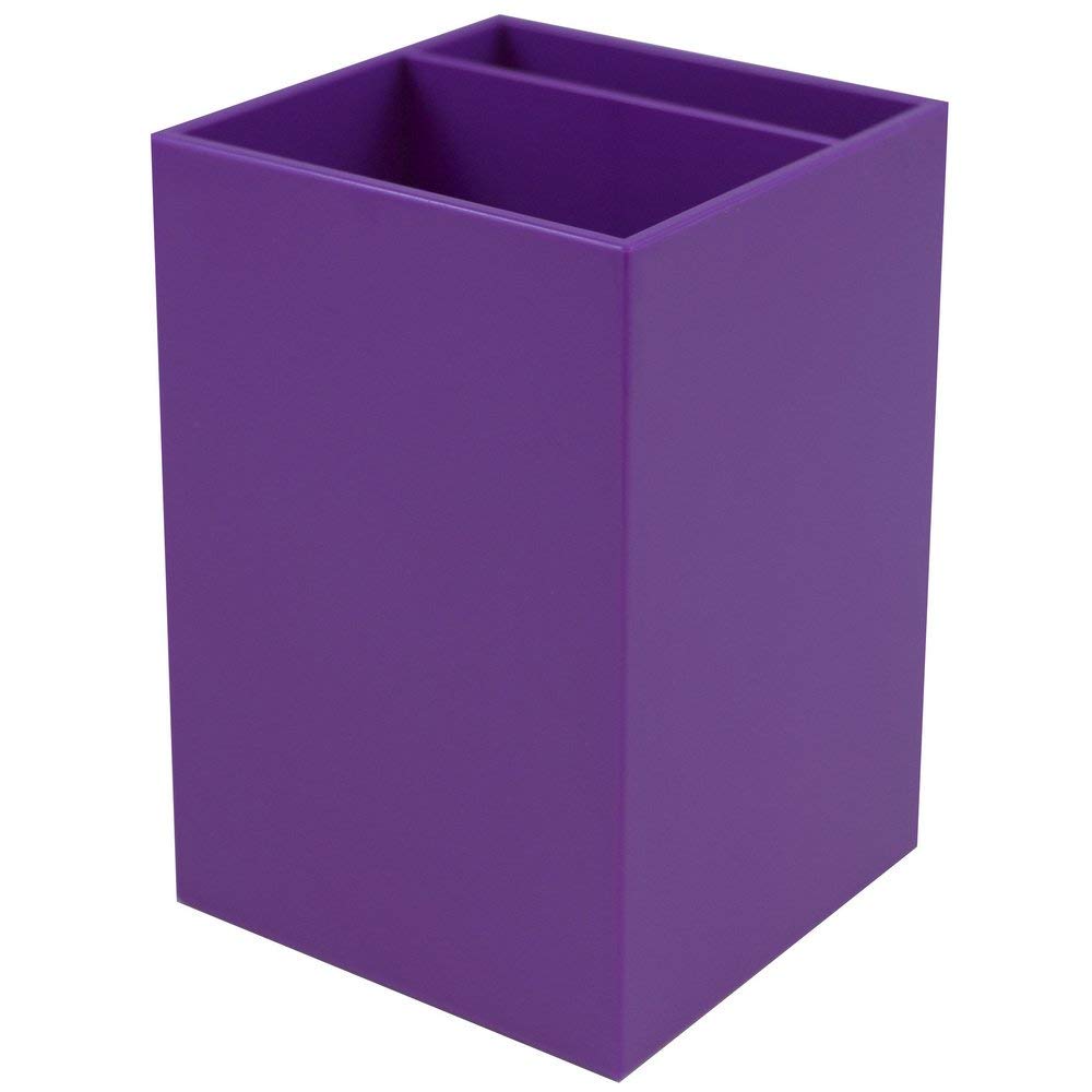 JAM PAPER Plastic Pen Holder - Desktop Pencil Cup