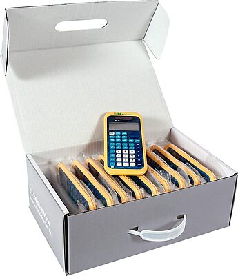 Texas Instruments TI-34 MultiView Scientific Calculator - Teacher Kit (10 pack) Blue, Yellow Teacher Pack