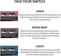 LOGITECH MX Mechanical Wireless Illuminated Keyboard