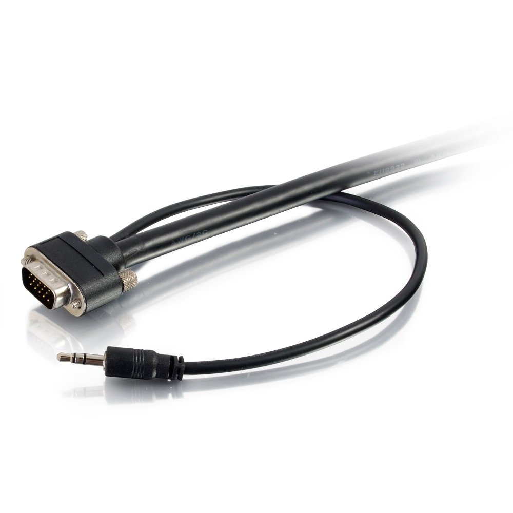 C2G Legrand In-Wall VGA + 3.5mm Stereo A/V Cable CMG-Rated