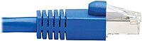 Tripp Lite Cat6a 10G Ethernet Cable, PoE, CMR-LP, Snagless F/UTP Network Patch Cable (RJ45 M/M), Blue, 10 ft. (N261P-010-BL)