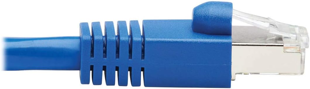 Tripp Lite Cat6a 10G Ethernet Cable, PoE, CMR-LP, Snagless F/UTP Network Patch Cable (RJ45 M/M), Blue, 10 ft. (N261P-010-BL)