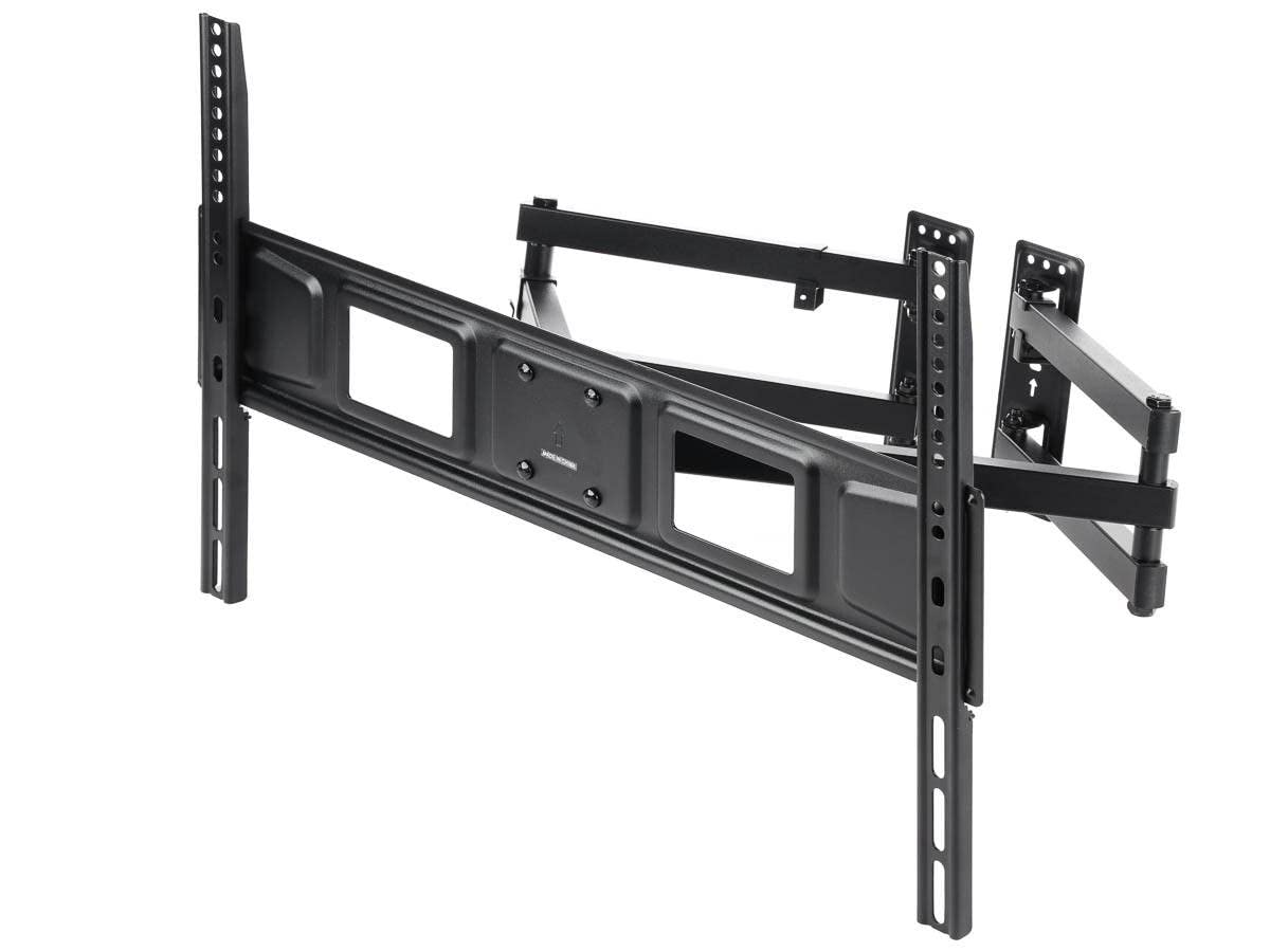 Monoprice Premium Full Motion TV Wall Mount Bracket Corner Friendly for 32" to 70" TVs up to 99lbs, Max VESA 600x400