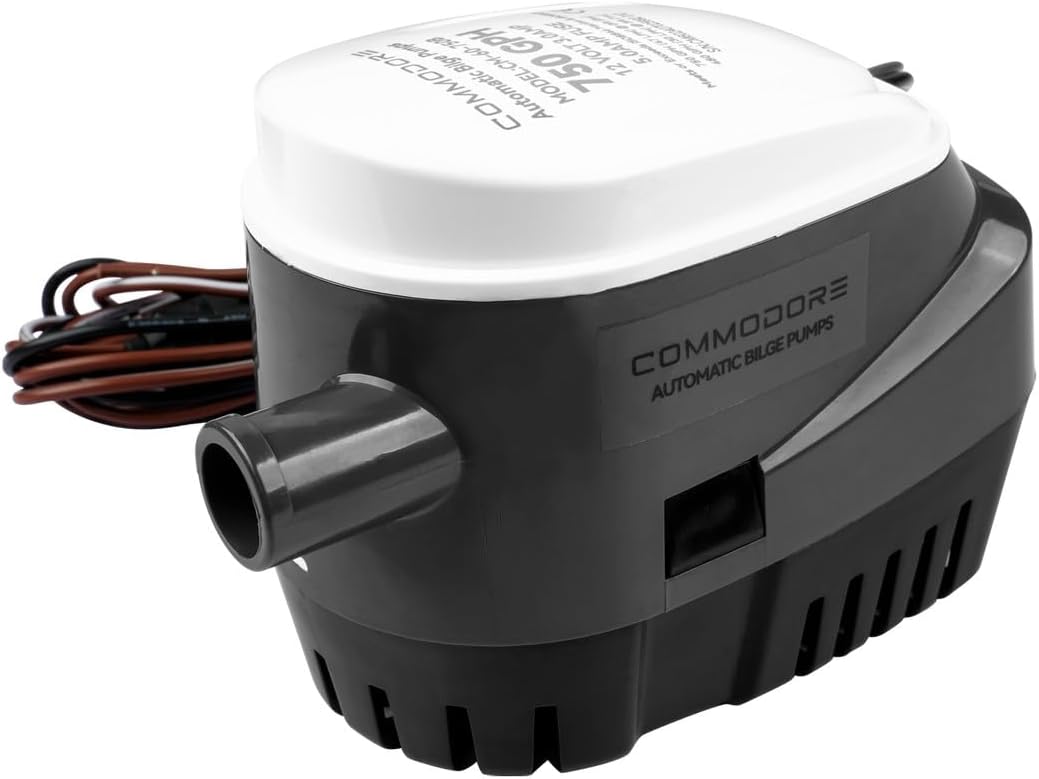 COMMODORE 60-Series 750 GPH / 12V Automatic Bilge Pump