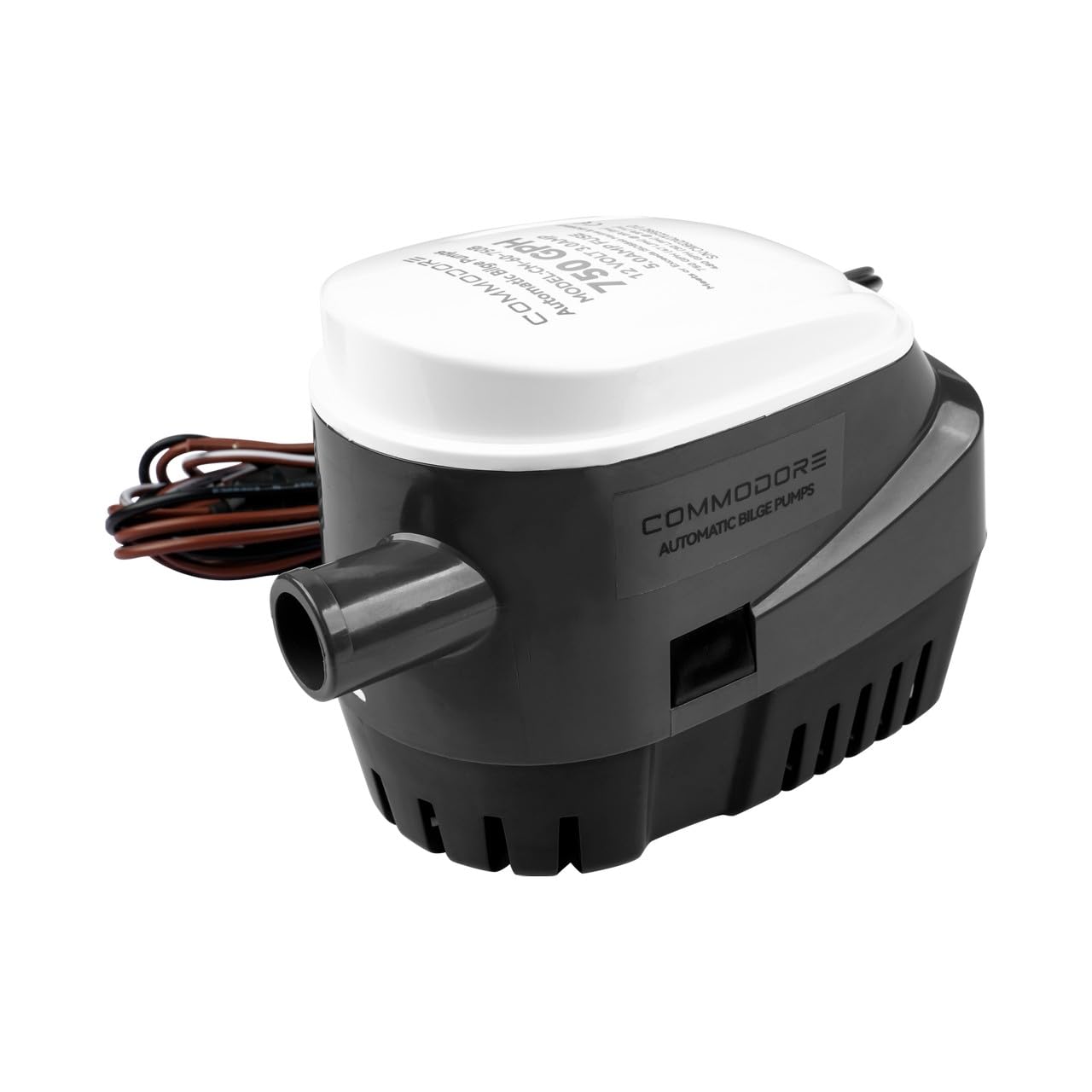 COMMODORE 60-Series 750 GPH / 12V Automatic Bilge Pump