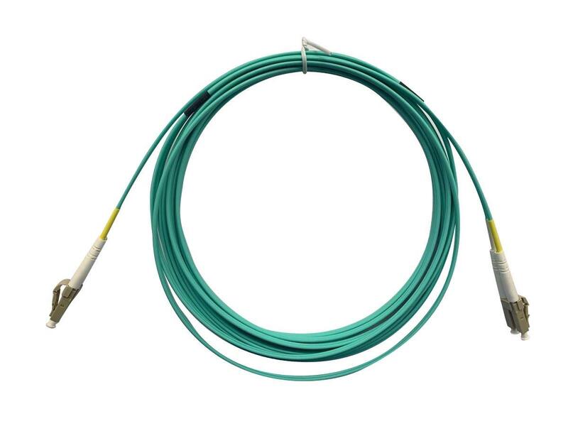 Monoprice OM4 Fiber Optic Cable - LC/LC, 50/125µm Multimode, OFNR, Corning