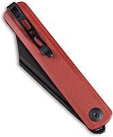 SENCUT Bronte Folding Pocket Knife with Front Flipper, 3.38 Inch 9Cr18MoV Reverse Tanto Blade