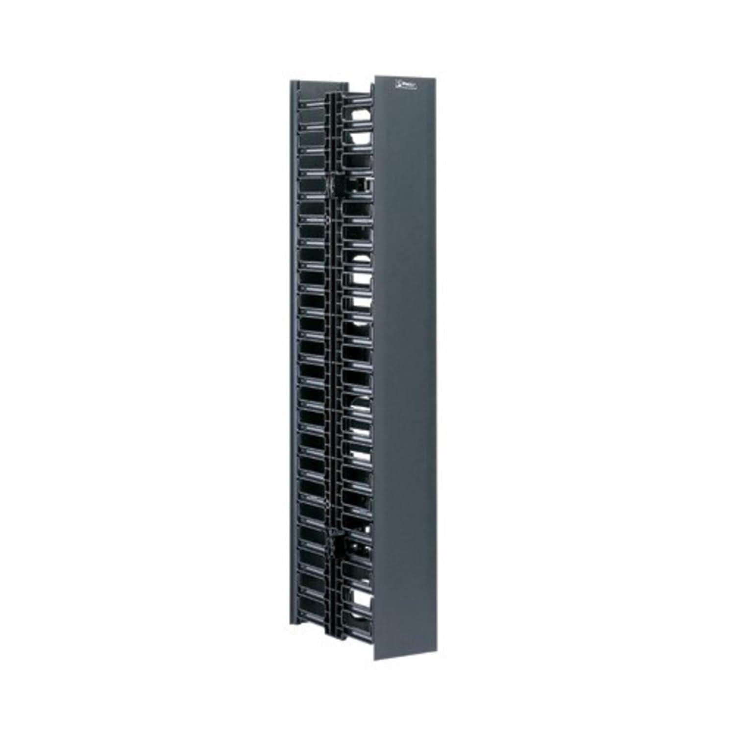 Panduit WMPVHC45E Vertical Cable Manager, Black, 45 RU