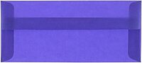 JAM PAPER #10 Business Translucent Vellum Envelopes - 4 1/8 x 9 1/2 - Primary Blue - 25/Pack Business #10 25 Per Pack