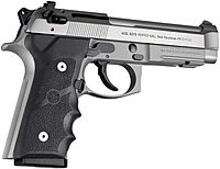 Hogue Beretta Vertec OverMolded Rubber Grip - Black