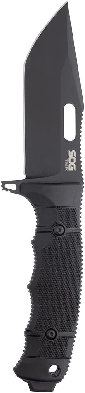 SOG Seal FX Fixed Blade Tanto Professional Tactical Knife S35VN Steel Tough Glass-Reinforced Nylon Handle Kydex Sheath