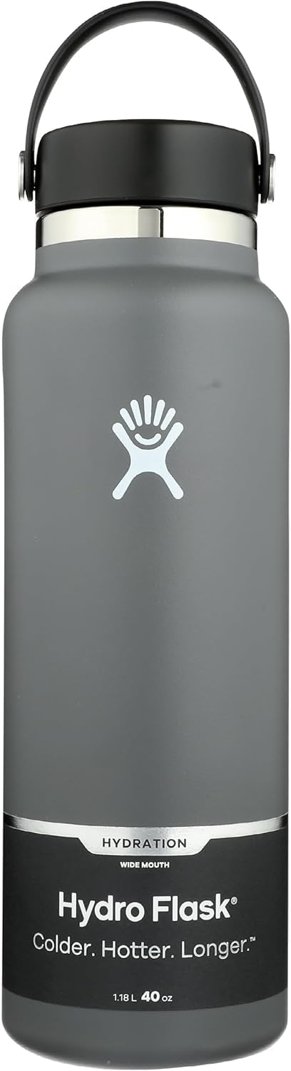 Hydro Flask Wide Mouth Insulated Water Bottle with Flex Cap
