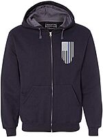 THIN BLUE LINE USA Full-Zip Hoodie - Honor & Respect