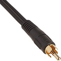 C2G Legrand RCA Male to RCA Female Signal Splitter Cable, Black RCA to RCA Splitter, 6 Inch Audio Stereo Y-Cable