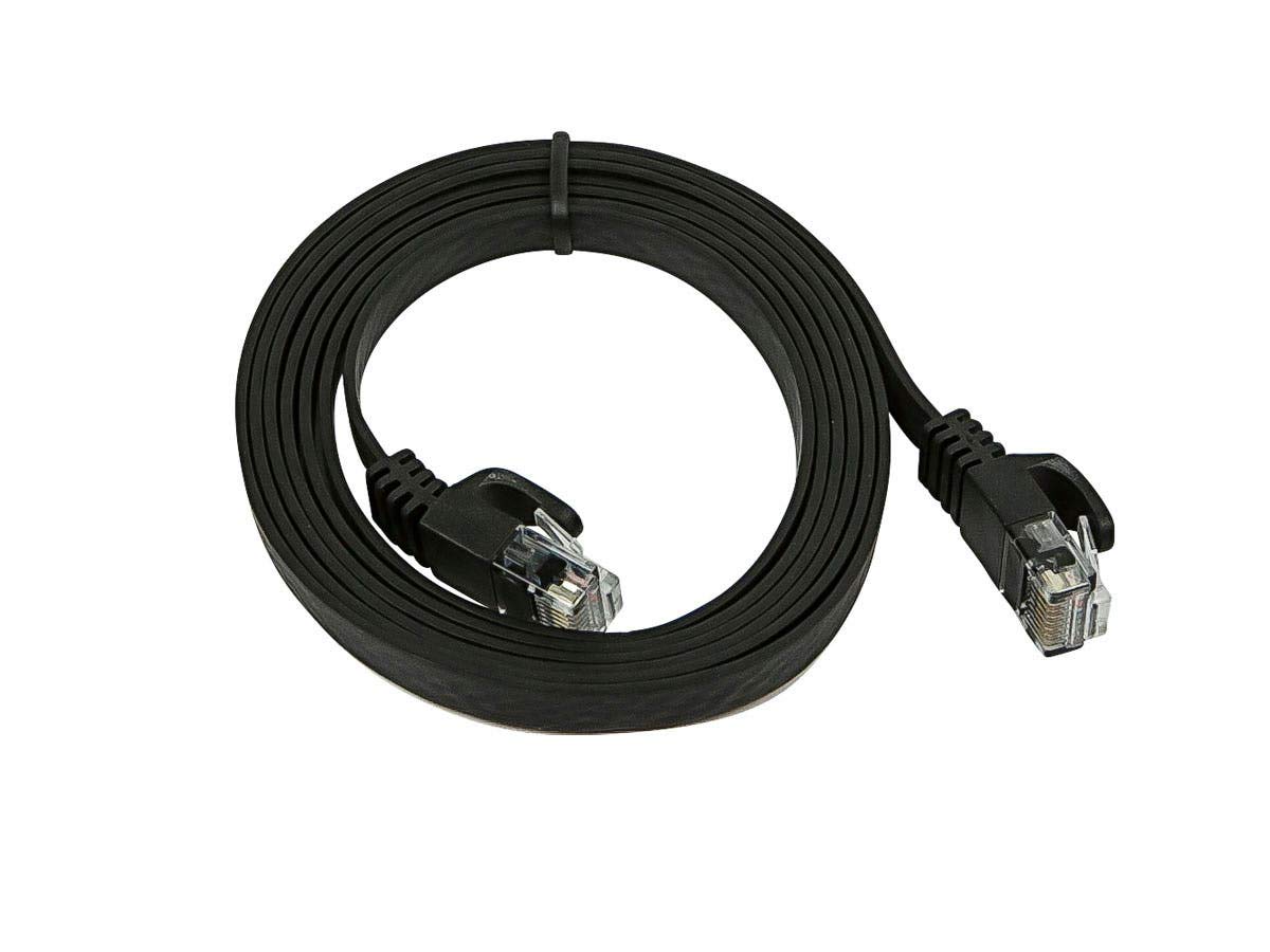 MONOPRICE Cat5e Flat Patch Cable UTP 30AWG Snagless RJ45