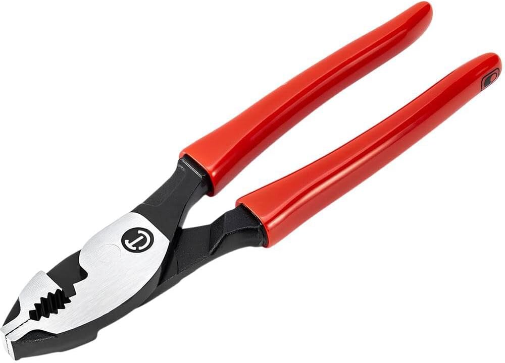 Crescent Z2 Dipped Handle Slip Joint Pliers - Plumbing, Home Improvement Hand Tool with Comfort Grip - 8" - HTZ28