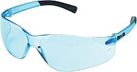 (12 Pair) Crews BK113 Bearkat Safety Glasses Light Blue Frame w/ Light Blue Lens