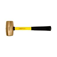 Ampco Safety Tools M-3FG Mallet, Non-Sparking, Non-Magnetic, Corrosion Resistant, 6 lb, 15" OAL