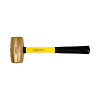 Ampco Safety Tools M-3FG Mallet, Non-Sparking, Non-Magnetic, Corrosion Resistant, 6 lb, 15" OAL