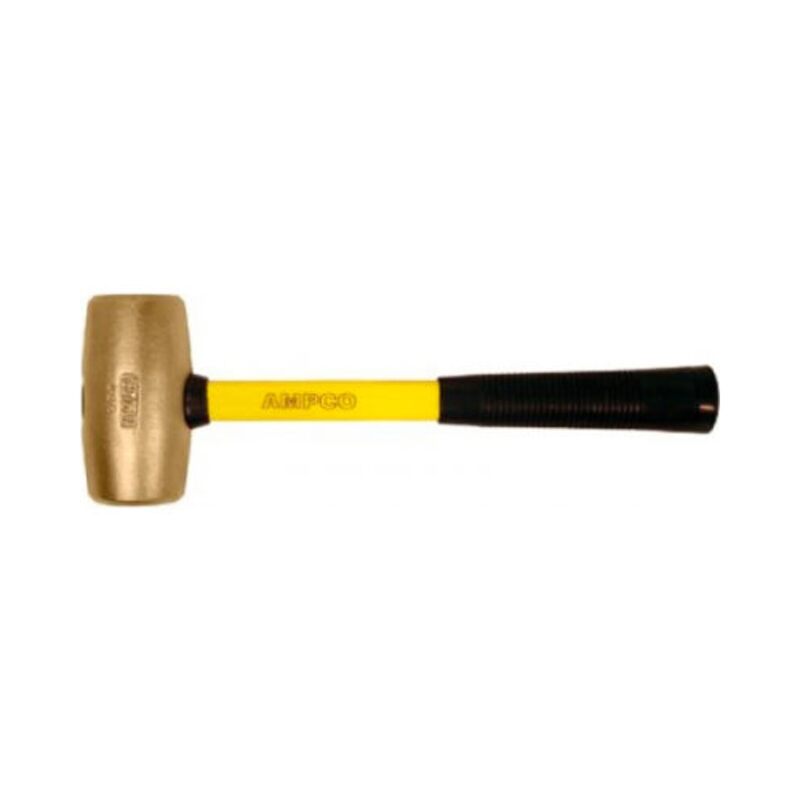 Ampco Safety Tools M-3FG Mallet, Non-Sparking, Non-Magnetic, Corrosion Resistant, 6 lb, 15" OAL