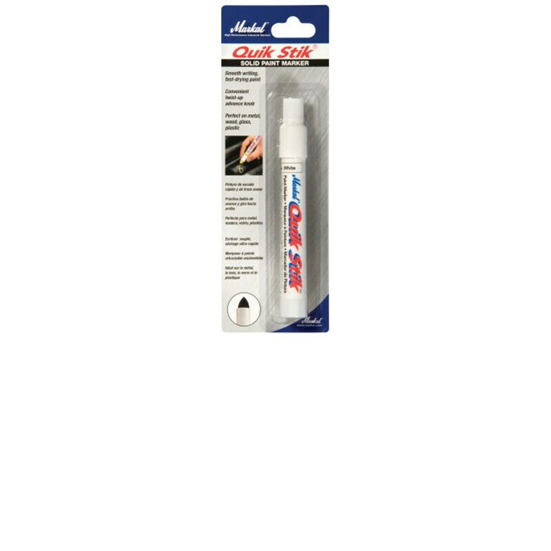 Quik Stik Markers - white quik stik paint marker carded 0-140deg. m