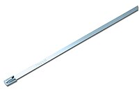 Panduit MLT4S-CP Pan-Steel Self-Locking Cable Tie, General Purpose, Standard Cross Section, AISI 304 Stainless Steel