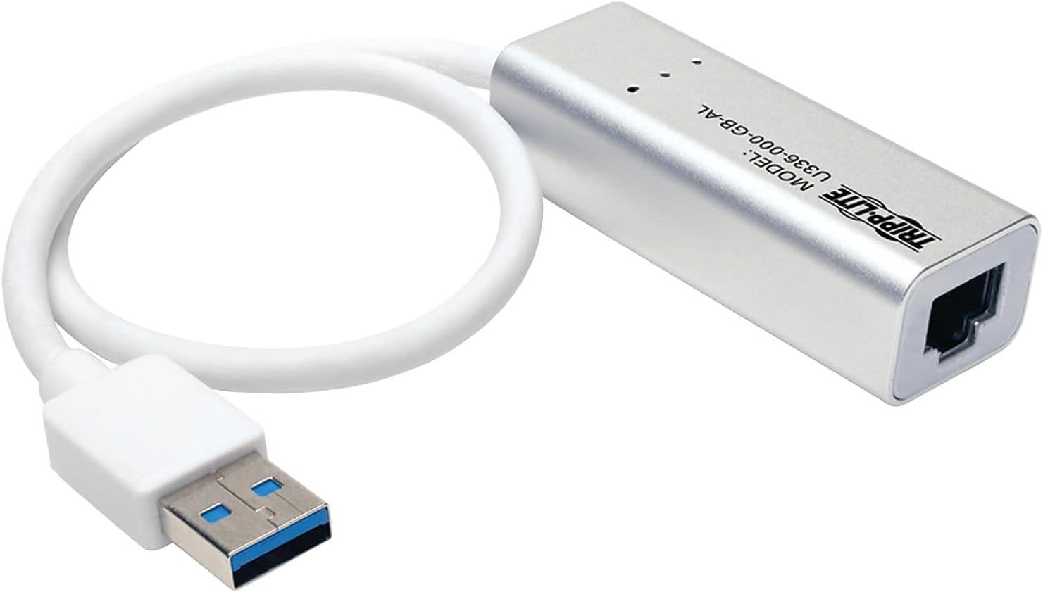 TRIPP LITE USB 3.0 Superspeed to Gigabit EtherNet, RJ45, LAN, NIC, Wired Network Adapter (U336-000-GB-AL)