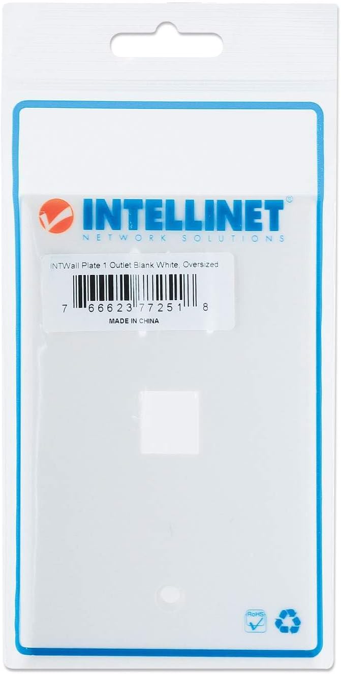 INTELLINET 1-Outlet Keystone Wall Plate