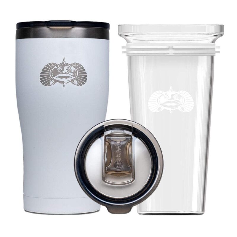 Toadfish Non-Tipping 20oz Insulated Tumbler - Stainless Steel - Wrist Mount