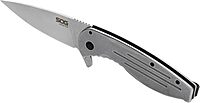 SOG Aegis FLK Portable Compact Outdoor Everyday Carry (EDC) Pocket Folding Knife | All-Metal Construction | Quick Opening