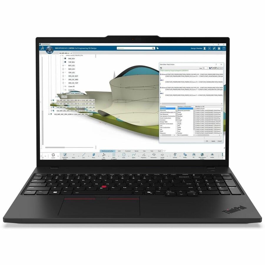 Lenovo ThinkPad P16s Gen 4 21QR0024US 16" Touchscreen Copilot+ PC Mobile Workstation - WUXGA