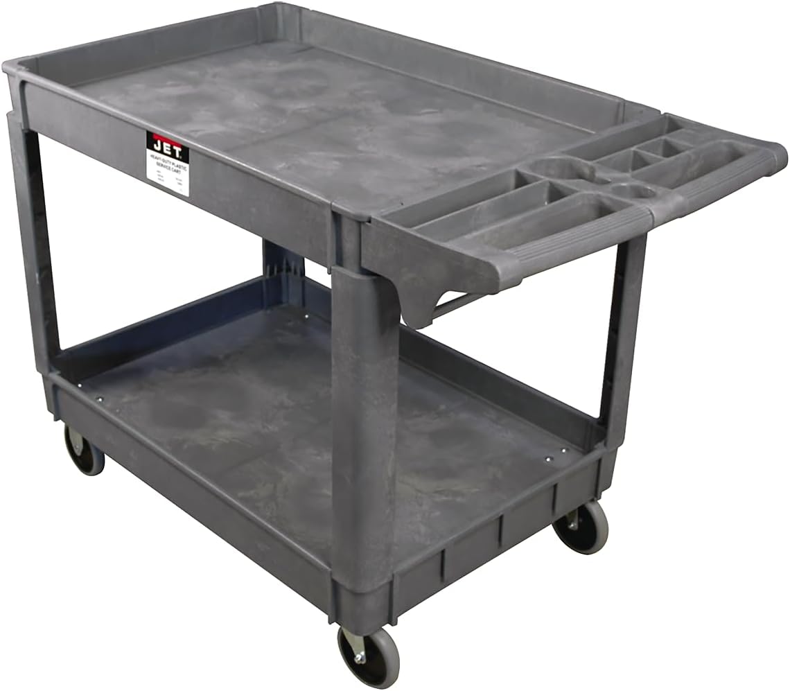 JET 37" x 25" Utility Service Cart, 500 Lbs. Capacity (Model PUC-3725)