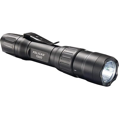 Pelican 7600 Rechargeable Tactical Flashlight (Black)