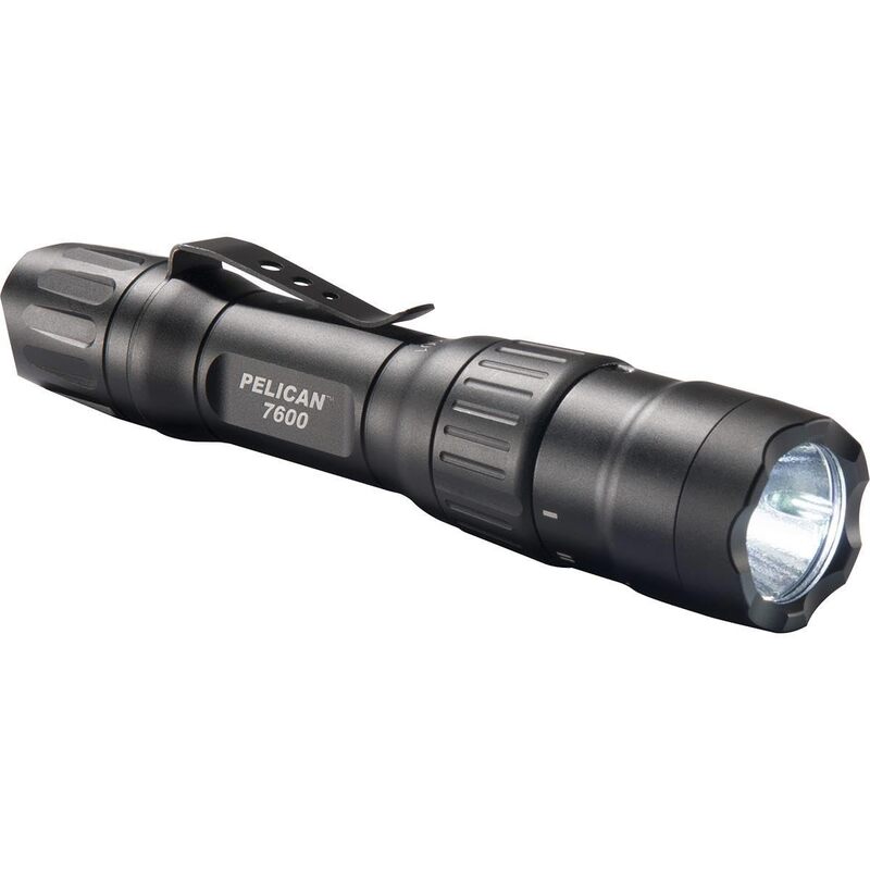 Pelican 7600 Rechargeable Tactical Flashlight (Black)