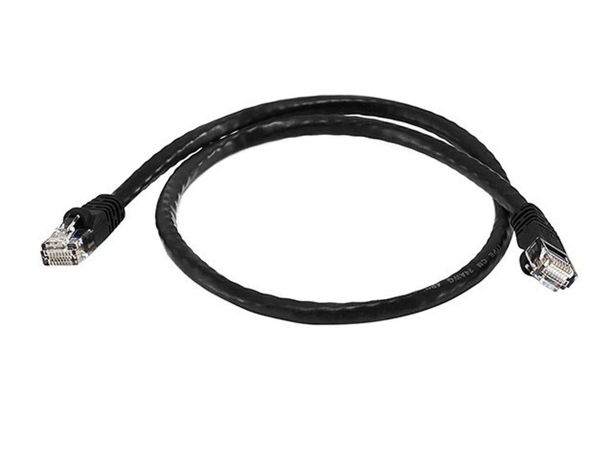 Monoprice 103419 Cat6 Ethernet Patch Cable - Network Internet Cord - RJ45, Stranded, 550Mhz, UTP, Pure Bare Copper Wire
