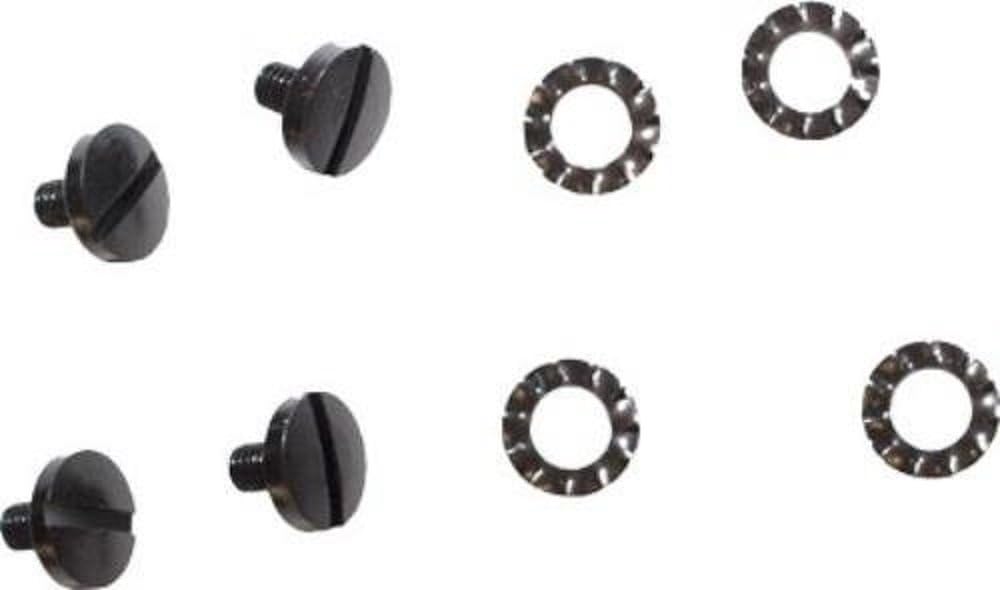 Beretta Allen/Hex Handle Slotted Head Screws Kit for 92/96/98 Series, 4 Screws and 4 Washers, Matte Black, Assorted (EU00017)