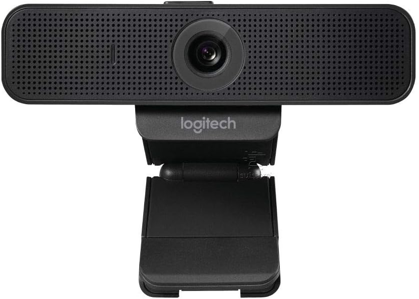 Logitech C925-E Webcam, HD 1080p/30fps Video Calling, Light Correction, Autofocus, Clear Audio, Privacy Shade