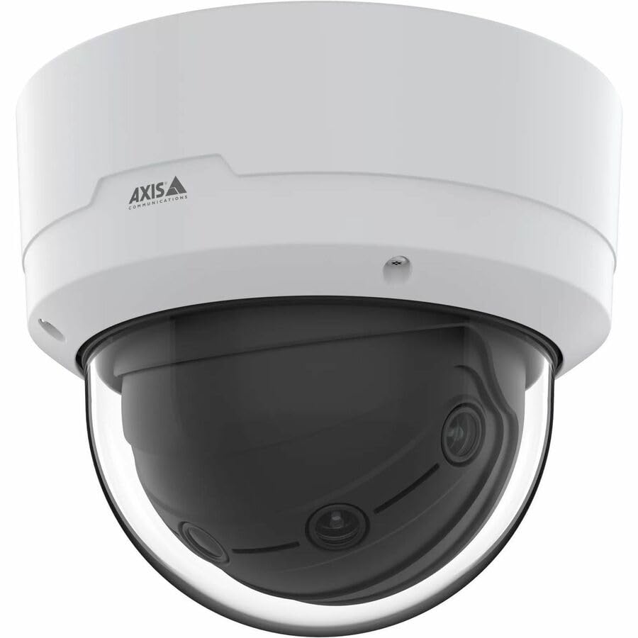AXIS Q4809-PVE 12 Megapixel Outdoor Network Camera - Color - Dome - White - TAA Compliant