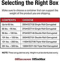 Office Depot Brand Corrugated Boxes, 14in x 14in x 14in, Kraft, Pack Of 25