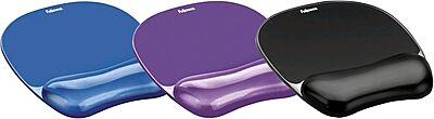 Fellowes Crystals Gel Mouse Pad with Wrist Rest