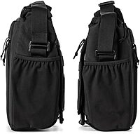 5.11 Tactical Unisex Overwatch Messenger Bag, Shoulder Strap Laptop Carrying Case, 18 Liter Capacity, Style 56648ABR, Black