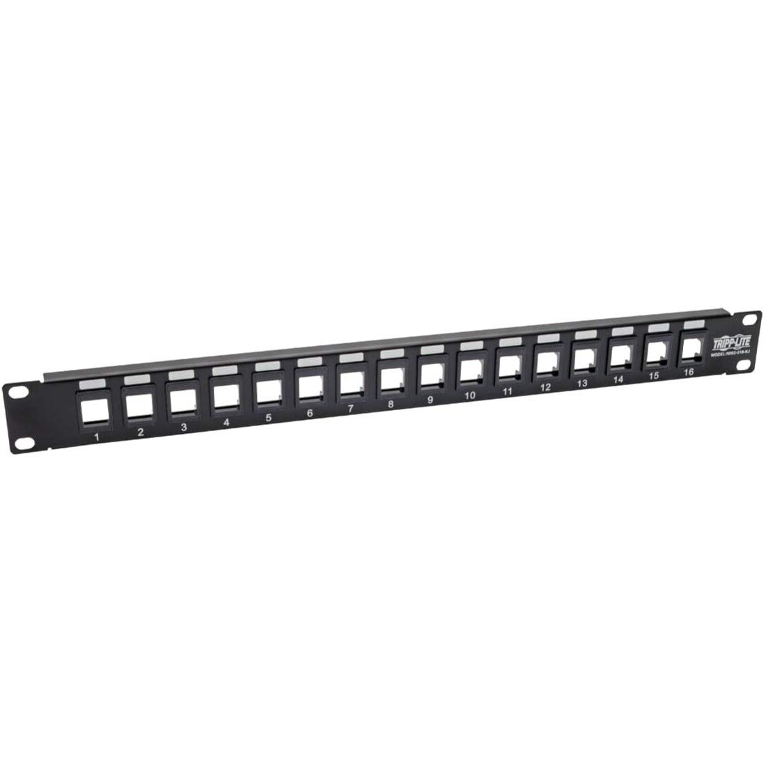 Tripp Lite 1U Rack-Mount Blank Keystone/Multimedia Patch Panel