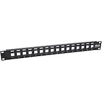 Tripp Lite 1U Rack-Mount Blank Keystone/Multimedia Patch Panel