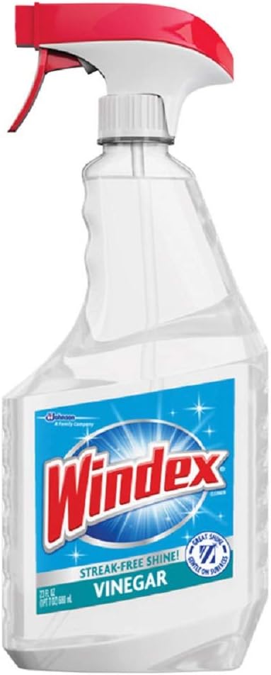 Windex Multi-Surface Vinegar Cleaning Spray, Fresh Clean Scent, 23 Oz Bottle