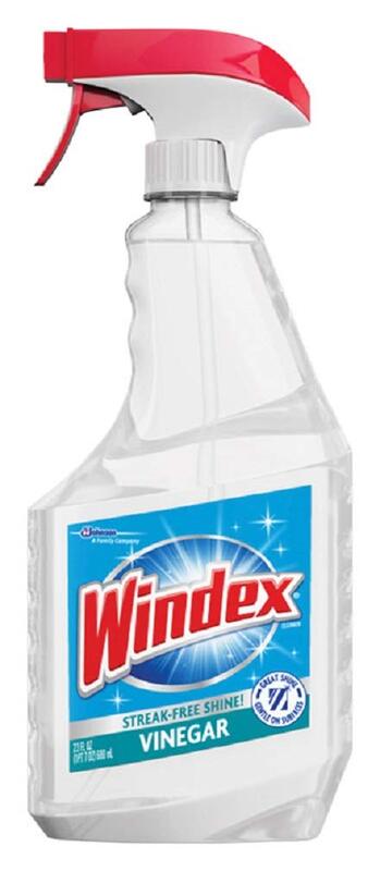 Windex Multi-Surface Vinegar Cleaning Spray, Fresh Clean Scent, 23 Oz Bottle