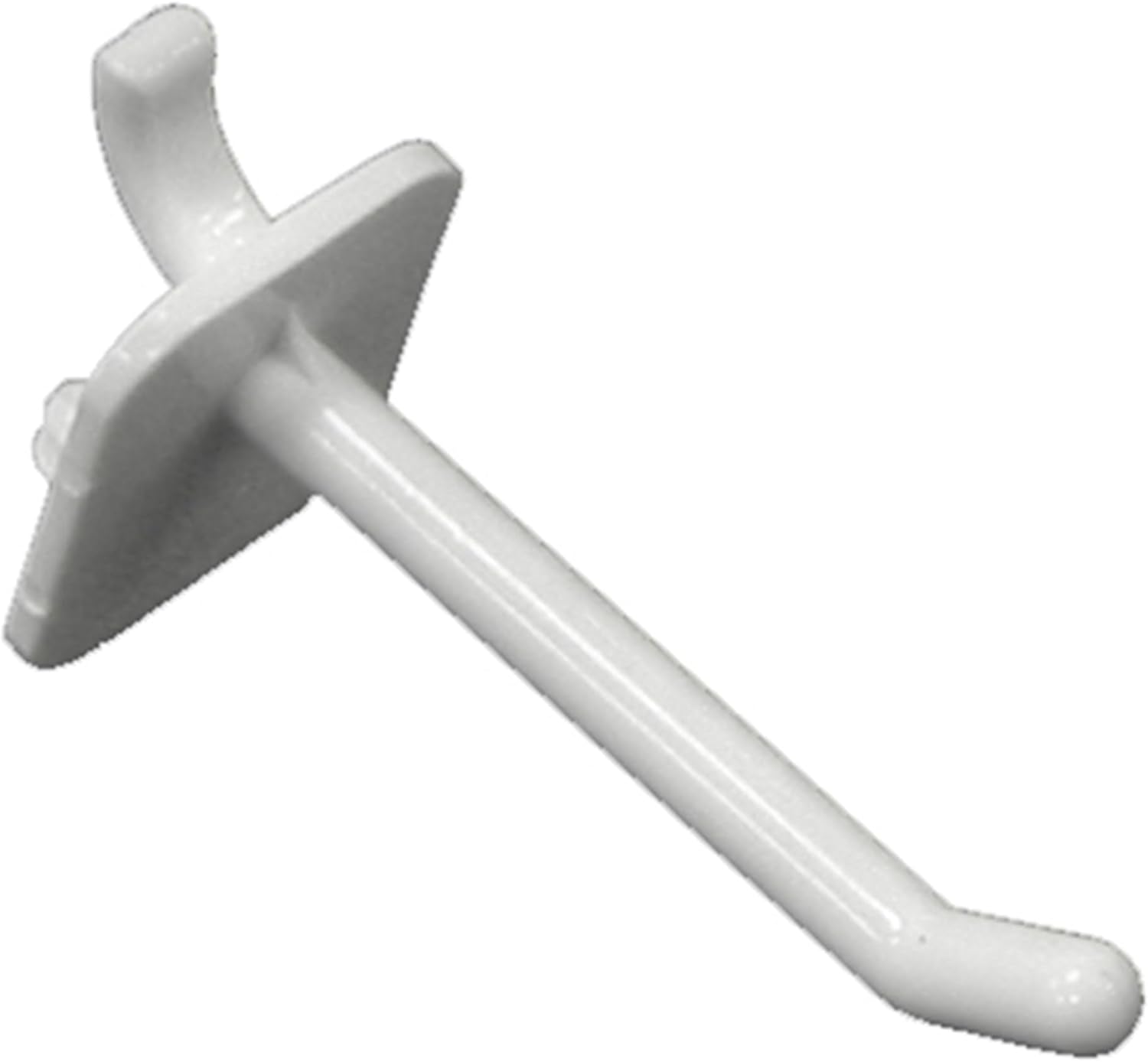 Azar Displays Lexan Locking Pegboard Hooks - Pack of 50